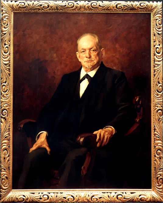  August Thyssen, * 17 May 1842 † 4 April 1926, painting by Franz Josef Klemm
