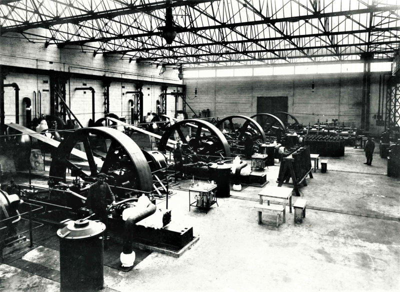 Freezing machines plant Zwartberg in Belgium