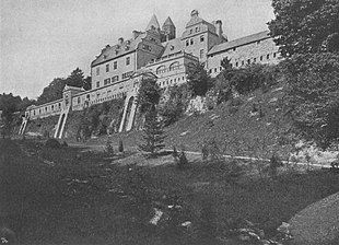 Landsberg Castle from southeast around 1904